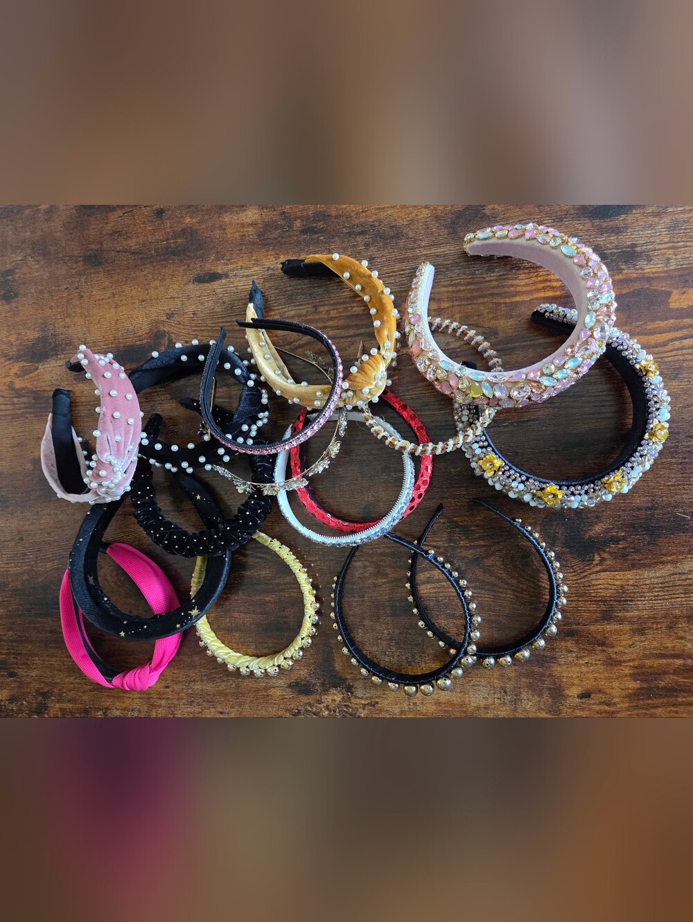 Assorted Women's Embellished Headbands - Bundle 0f Sixteen (16)